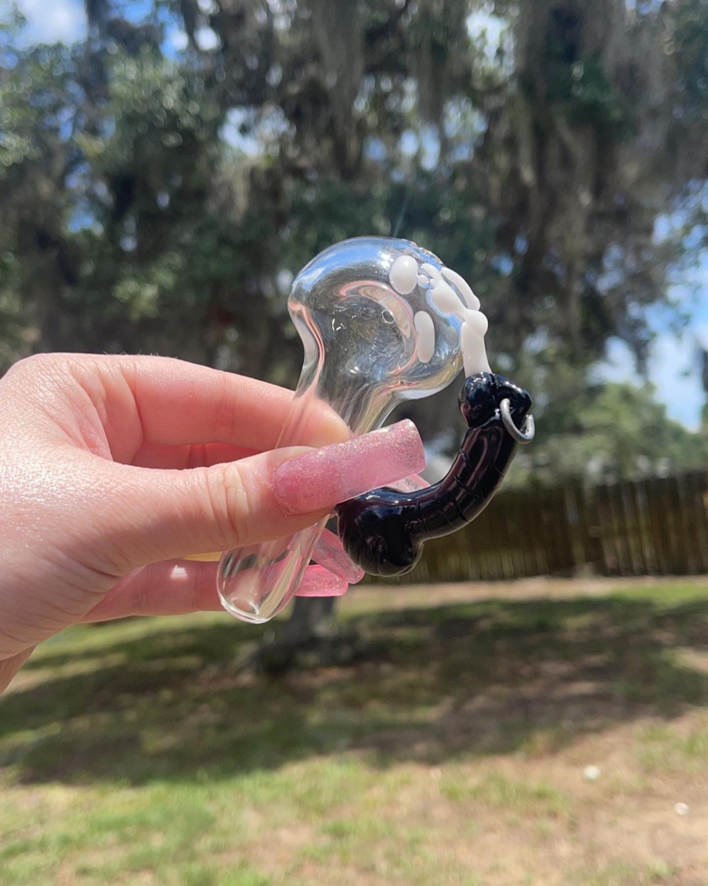 King glass skeet pipe