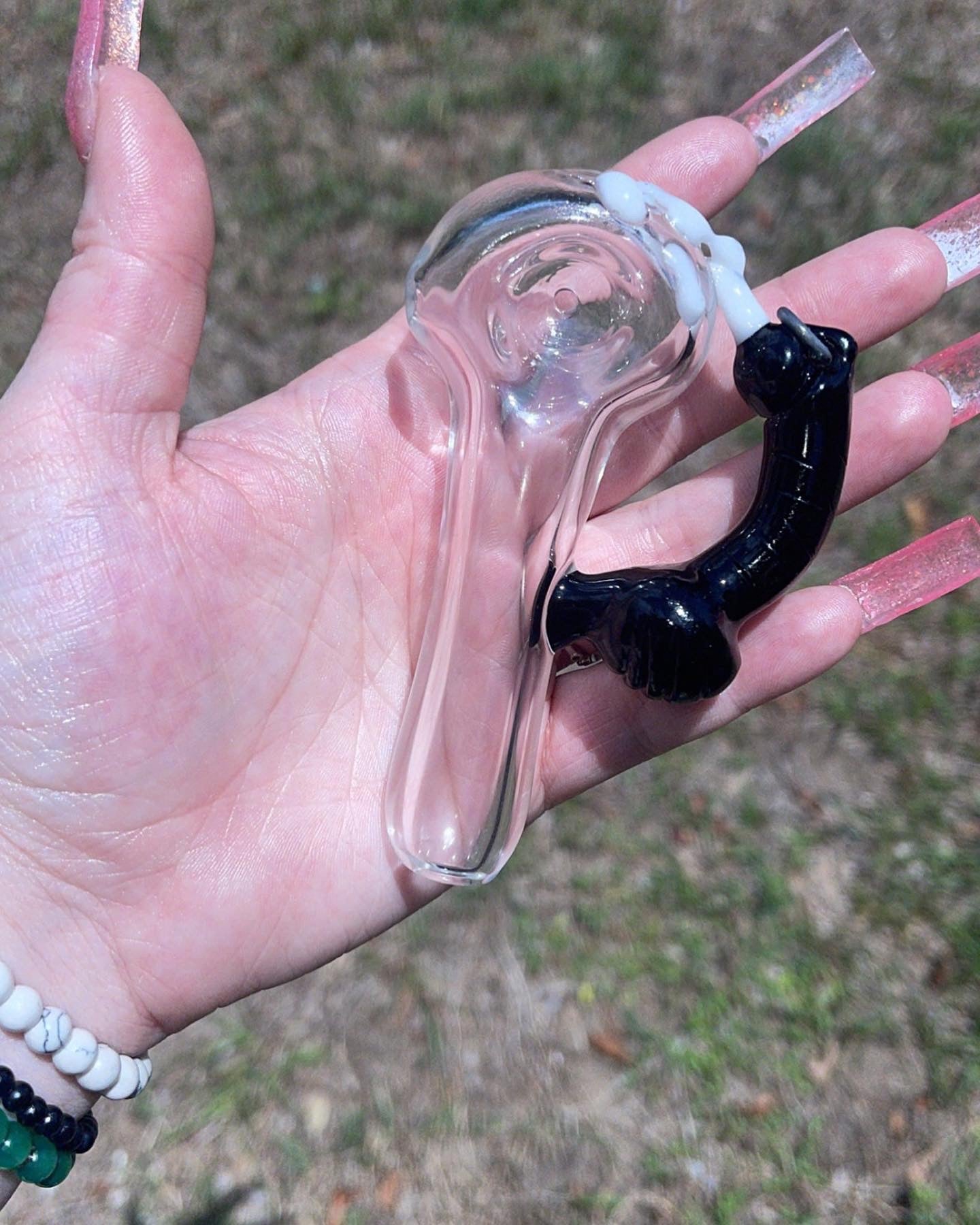 King glass skeet pipe